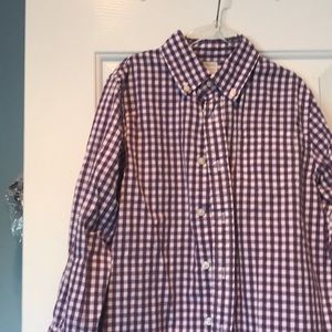 Crew Cuts long sleeve gingham button down